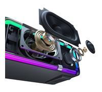 Enceintes ordinateur Divoom Haut-parleurs d'ordinateur D-Base - Noir - Haut-parleur de jeu