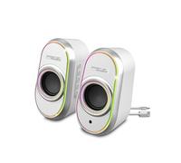 Enceintes PC Spirit of Gamer Fanatic 500 Artic, Compactes, Bluetooth + Jack, RGB