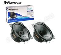 Enceintes Phonocar 66121 Paire De Woofers À Double Cones 100Mm 40W Pour Voiture