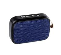 Enceintes Portables D'Extérieur Bluetooth Mini Haut-Parleur Sans Colonne 3D Stéréo Lecteur de Musique Hifi Boîte Son Noir et Bleu