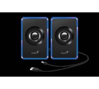 Enceintes Portables Genius Sp-u125 USB Bleu
