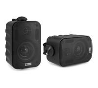 Enceintes, baffle et amplis DJ Power Dynamics BGO30 - Enceintes passives 2 voies 60 Watts - Noir, woofer 3, livré par paire, utilisation intérieur ou extérieur