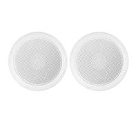 Power Dynamics Enceintes MS40 – 2 haut-parleurs 50W, 4 pouces, résistantes à l'eau – Blanc