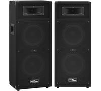 Enceintes professionnelles hi-fi/scène Passives 2 pcs 1000 W
