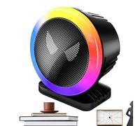 Enceintes RGB Enceinte LED RGB Activée par le Son | Lampe Contrôle Vocal Aromathérapie Pickup pour DJ Stéréo Salle de Jeux Fête en Voiture Salon Camping Théâtre Maison
