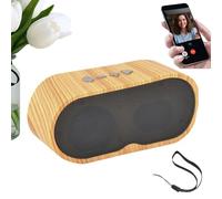 Enceintes sans Fil,Haut-Parleur sans Fil Rétro à Batterie Autonome | Enceinte Compacte Rechargeable Volume Fort Support Carte pour Intérieur Extérieur Bureau