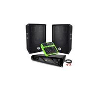 Enceintes sono Bm Sonic bms08 amplificateur 1000W bms1000 et table de mixage mini4