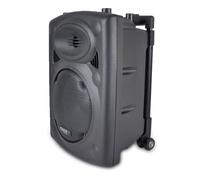 Enceintes sono Eneinte Active IBIZA SOUND PORT8 Karaoké FIESTA 400W + Pied + SIXMAGIC + SUNMAGIC + 2 LEDSTROBE Noir