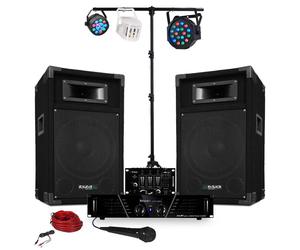 Enceintes sono Ibiza Sound DJ300-N-MONTANA-DERBY-AYDEN-LS10 Fixe Changement de couleur- Etrier de fixation pour portique- Afficheur LCDDERBY KOLOR- 4 LEDs RGBW - Mode de fonctionnement auto ou contrôl