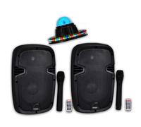 Enceintes sono Ibiza Sound Système Kit 2 Noir