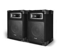 Ibiza Paire d'enceintes passives PA STAR8B 8"/20 cm 2x180W 2 voies Bassreflex