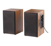 Enceintes stéréo bluetooth actives - MSS-90.usb - Bois - 80 W - Lecture MP3 - Port USB de chargement