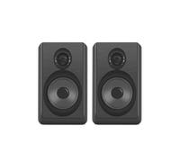 Enceintes stereo noir abs natec