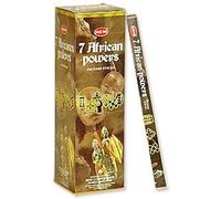 Encens 7 african powers 6 boites x 20 pieces Inde Original HEM