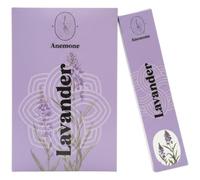 Encens Anemone - 100% Naturel & Artisanal | Parfum Frais et Purifiant (12 boîtes, Lavande)