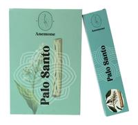 Encens Anemone - 100% Naturel & Artisanal | Parfum Frais et Purifiant (12 boîtes, Palo Santo)
