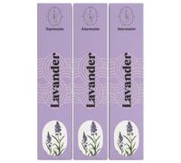 Encens Anemone - 100% Naturel & Artisanal | Parfum Frais et Purifiant (3 boîtes, Lavande)
