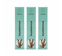 Encens Anemone - 100% Naturel & Artisanal | Parfum Frais et Purifiant (3 boîtes, Sandalwood)