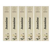 Encens Anemone - 100% Naturel & Artisanal | Parfum Frais et Purifiant (6 boîtes, Jasmin)