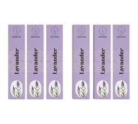 Encens Anemone - 100% Naturel & Artisanal | Parfum Frais et Purifiant (6 boîtes, Lavande)