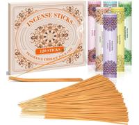 Encens-Assortiments De Nombreux Parfums,Encens Lavande,Encens Rose,Encens Bois De Santal,Encens Forêt Tropicale,Encens Ambre Musc Avec Support De Bâtons D'encens