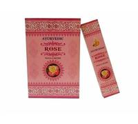 Encens Ayurvedic Masala Incence ROSE 12 Boîtes de 15 Bâtonnets