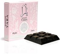Encens Bakhoor Yara Rose Asalah 60g - Encens Oriental Parfumé à l’Ambre, Bois de Santal et Vanille - Ambiance Apaisante et Chaleureuse pour la Maison
