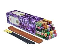 Encens Baton HEM MIX Indien 200 Bâtonnets Fait à la Main Naturel 25x8pcs