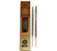 Encens Bio - ULLAS - Fait à la main - 25gr - Fabriqué en Inde - 100% Naturel - 1 paquet (santal)