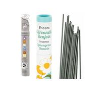 Encens Citronnelle-Benjoin 30 bâtonnets + encens ayurvédique 14 bâtonnets - Les