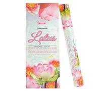 Encens Darshan Parfum Lotus 6 boîtes Bâtonnets d'encens indien