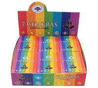 Encens Green Tree 7 Chakras Cônes - 15 grs