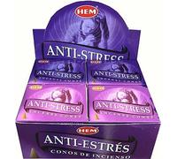 Encens Hem - Anti-stress - 4 boîtes de 10 Cônes