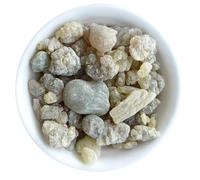 Encens indien à fumer (Boswellia Serrata), résine d'encens de qualité supérieure, 100 % naturelle et sélectionnée à la main, arôme épicé intense, olibanum traditionnel à fumer et pour l'Ayurveda (100