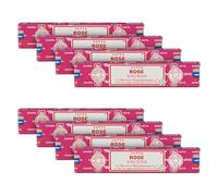 Encens Indien aphrodisiaque Rose Satya Sai Baba 8X (96 batons)