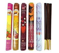 HEM Encens Indien Naturel - Bouquet Plaisirs Sucrés (5 parfums) Lot de 100 bâtonnets Marque