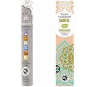 Encens indien Santal 20 bâtonnets + encens ayurvédique 14 bâtonnets Multicolore