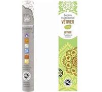 Encens indien Vetiver 20 bâtonnets + encens ayurvédique 14 bâtonnets Multicolore