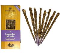 Encens Mini Palo Santo Bonne Onde Lavandes de la Vallée Aromanza Argentine - 8 Sahumeriens 40 min - Anti-stress HOSTENATURA