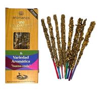 Encens Mini Palo Santo Buena Onda Variété aromatique Aromanza Argentine - 8 Sahumerios 40 min Durée - Bonne onde HOSTENATURA