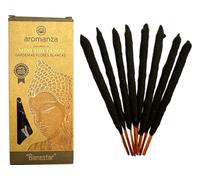Encens Mini tibétain Gardenias Fleurs Blanches Aromanza Argentina - 8 Sahumeriens 40 min Durée - Bien-être HOSTENATURA