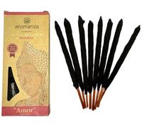 Encens mini tibétain rose royal Aromanza Argentina - 8 Sahumeriens 40 min durée - Amour - HOSTENATURA