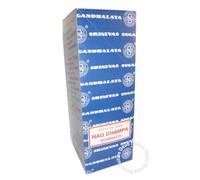 Encens NAG Champa AGARBATTI - SATYA - Lot de 25 boites x 10 grammes = 200 bâtons