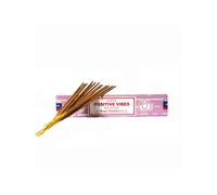 Encens Nag Champa Satya - Positive Vibes - 15 G - Lot De 12 Boites