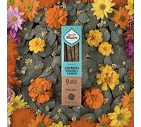 Encens Naturel Camomille, Calendula & Oliban - 9 Bâtons Artisanal Bio | Relaxation & Purification | 45-55 Min par bâton | Fleurs & Résines Sacrées