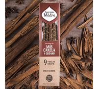 Encens Naturel Cannelle Anis Oliban • 100% Écologique • Fait Main en Argentine • Purification • 9 Bâtons Artisanaux
