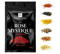 Encens Parfumés aux huiles essentielles Naturelles Rose Mystique résine parfumées & Authentique en Grain 100 GR pour Fumigation Brule Parfum ou Encensoir Amour, Relaxation, Harmonie du Couple