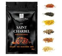 Encens Saint Charbel résine Sacré & Authentique en Grain 50gr pour Fumigation Brule Parfum ou Encensoir Recueillement - Prière - Réflexion intérieure - Sérénité - Alternative Encens Baton-Cone