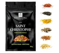 Encens Saint Christophe résine Sacré & Authentique en Grain 50gr pour Fumigation Brule Parfum ou Encensoir Protection des Voyageurs - Sérénité en Voyage - Alternative Encens Baton-Cone