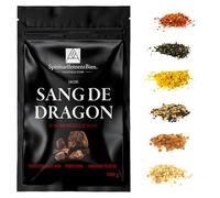 Encens Sang de Dragon résine 100% Naturel et Authentique en Grain 100 GR pour Fumigation Brule Parfum ou Encensoir Protection Magie Noire - Purification - Vibration Positive - Baton-Cone